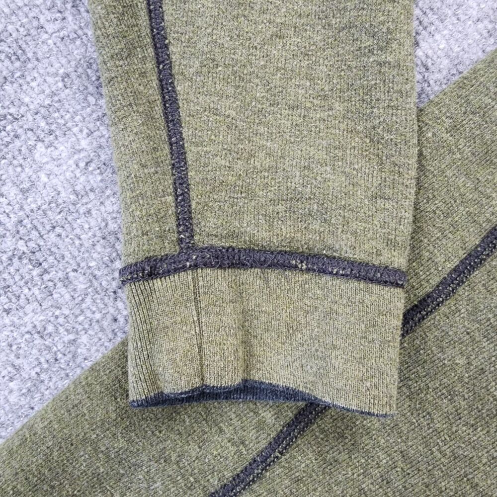 Tommy Bahama Sweater Mens XL Green Gray Flipsider 1/2 Zip Reversible Pullover - Picture 10 of 16